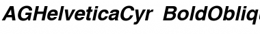 AGHelveticaCyr Font