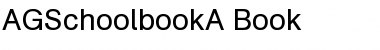 AGSchoolbookA-Book Book Font