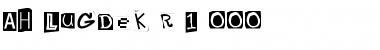 AH_LuGDeK_R Regular Font