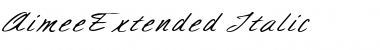 AimeeExtended Italic Font