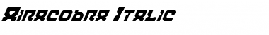 Airacobra Italic Italic Font