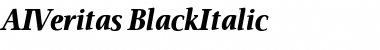 AIVeritas Black Font