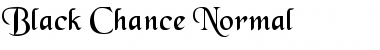 Black-Chance Normal Font