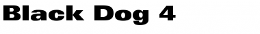 Black Dog 4 Regular Font