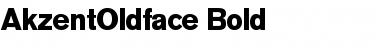 AkzentOldface Bold Font