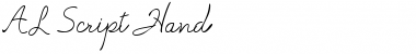 AL Script Hand Regular Font