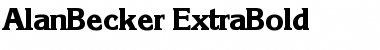 Download AlanBecker-ExtraBold Font