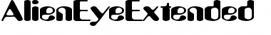 AlienEyeExtended Regular Font