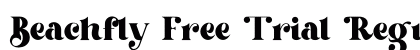 Beachfly Free Trial Regular font free download