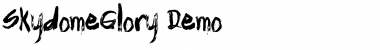 Skydome Glory - Demo Regular Font