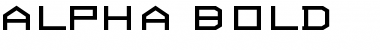 ALPHA Font