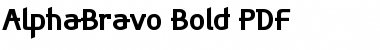 AlphaBravo Bold Font