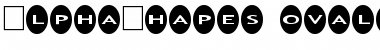AlphaShapes ovals Normal Font