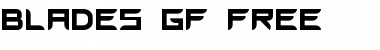 Blades GF Free Regular Font
