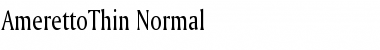 AmerettoThin Normal Font