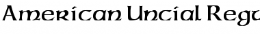 American Uncial Regular Font