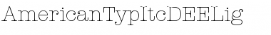 Download AmericanTypItcDEELig Font