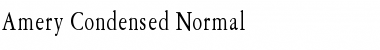 Amery Condensed Normal Font