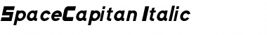 Space Capitan Italic Font