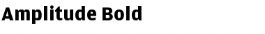 Amplitude-Bold Regular Font