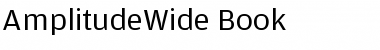 AmplitudeWide-Book Regular Font