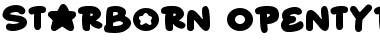 Starborn Regular Font