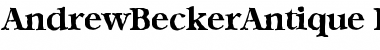 Download AndrewBeckerAntique Font