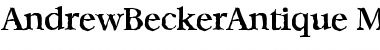AndrewBeckerAntique-Medium Regular Font