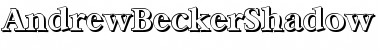 AndrewBeckerShadow Bold Font
