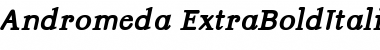 Andromeda ExtraBold Italic Font