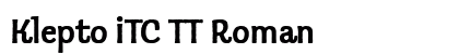 Klepto ITC TT Roman font free download