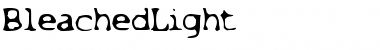 Download BleachedLight Font
