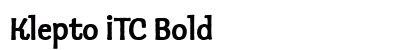 Klepto ITC Bold font free download
