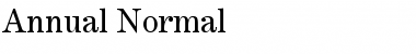 Download Annual Font