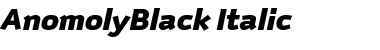 Download AnomolyBlack Font