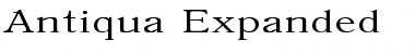 Antiqua Expanded Regular Font