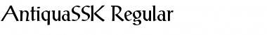 AntiquaSSK Regular Font