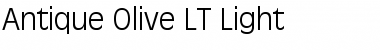 AntiqueOlive LT Light Regular Font