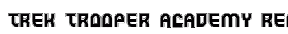 Trek Trooper Academy Regular Font Trek Trooper Academy Regular Font Preview