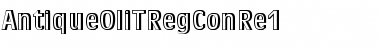 AntiqueOliTRegConRe1 Regular Font
