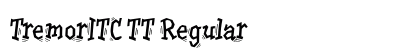 TremorITC TT Regular Font Preview