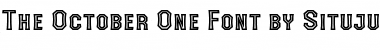 The October One Regular Font