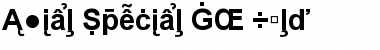Arial Special G2 Bold Font
