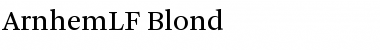 ArnhemLF-Blond Regular Font