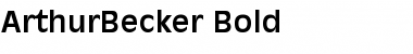 ArthurBecker Font