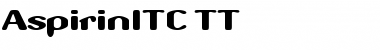 AspirinITC TT Regular Font