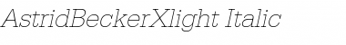 AstridBeckerXlight Italic