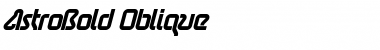 AstroBold Oblique Regular Font