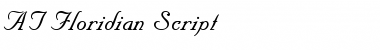 ATFloridianScript Regular Font