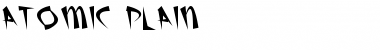 Atomic Plain Font